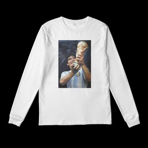 Maradona L/S TEE  (white)