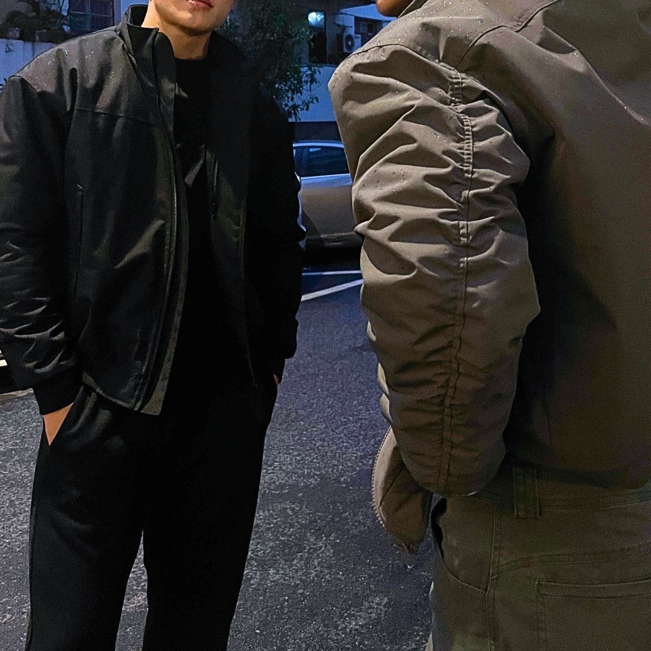 コットンパットフライトブルゾン　1029