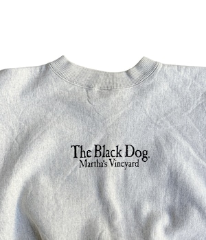 Vintage 90s XL The black dog sweat shirt -Made in USA-