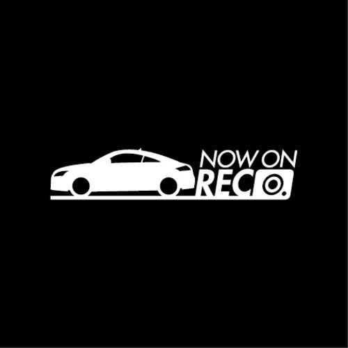 TTクーペ【8J系】録画中 ステッカー