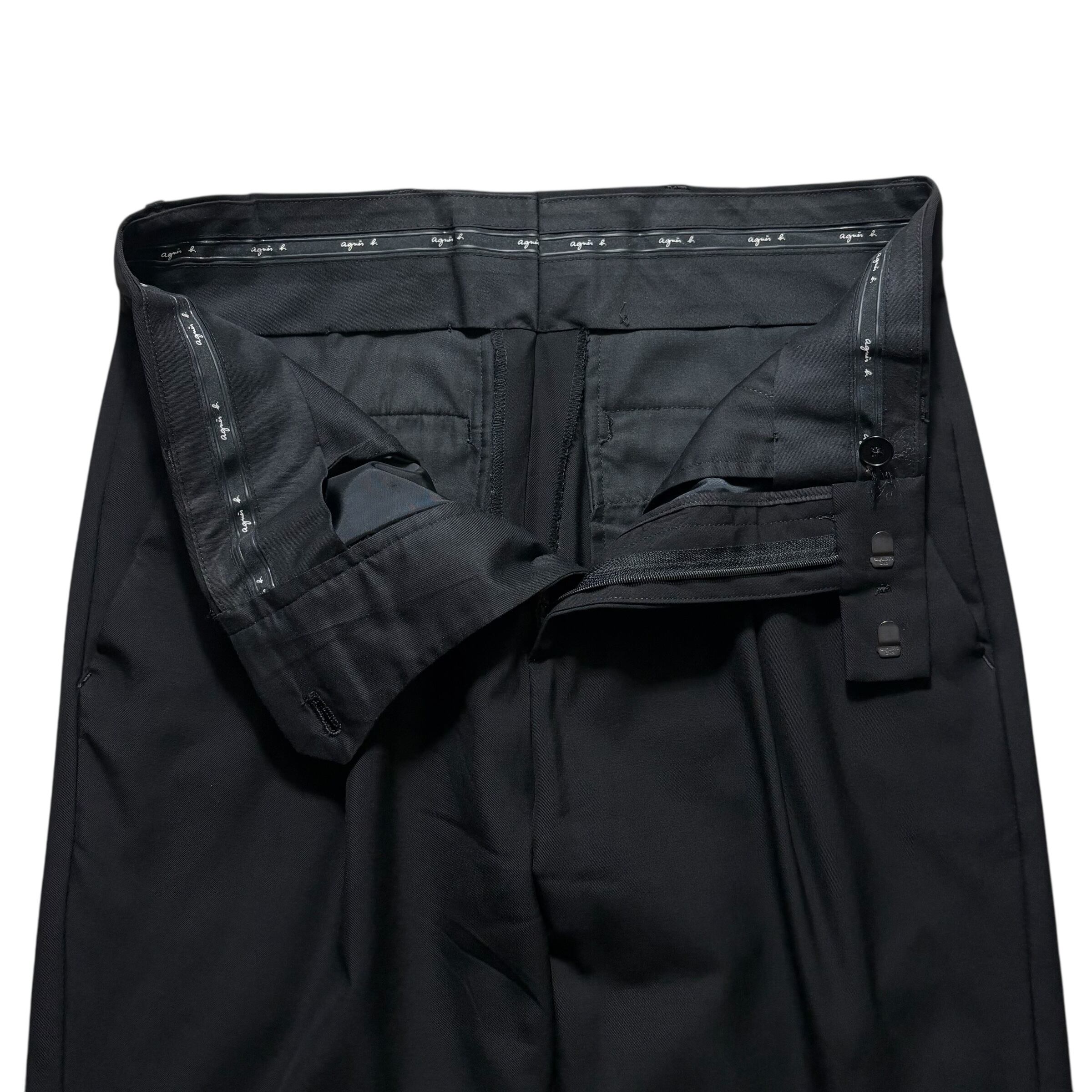 AGNES B. HOMME “MAF” wool gabardine suits set-up | NOIR ONLINE