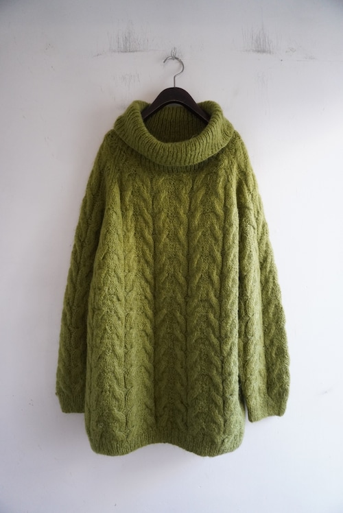 80-90s Vintage Mohair High Neck Sweater