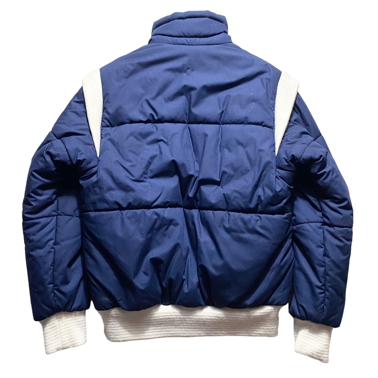 vintage MONCLER knit switching down jacket