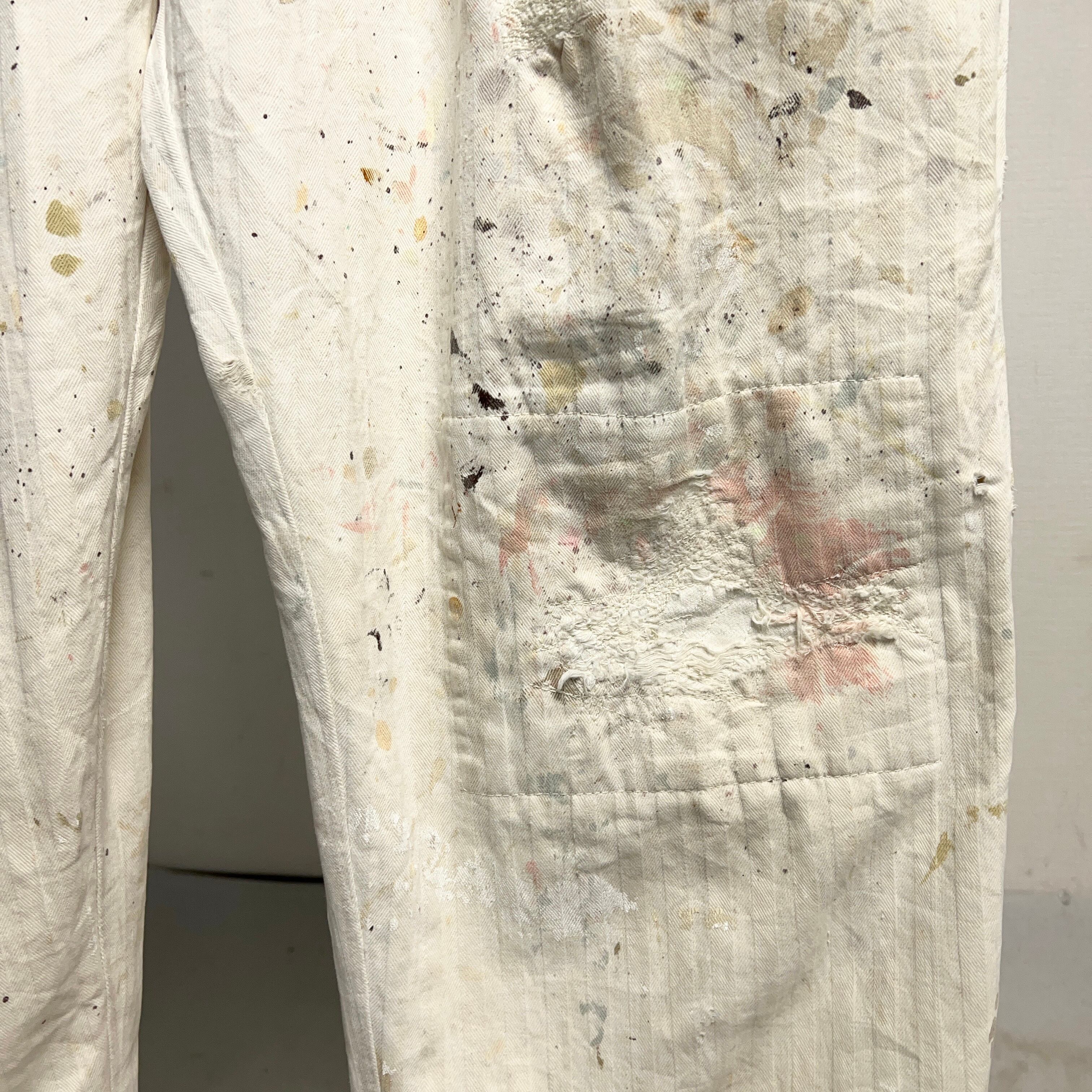 1950's BEN DAVIS HBT WHITE OVERALL 