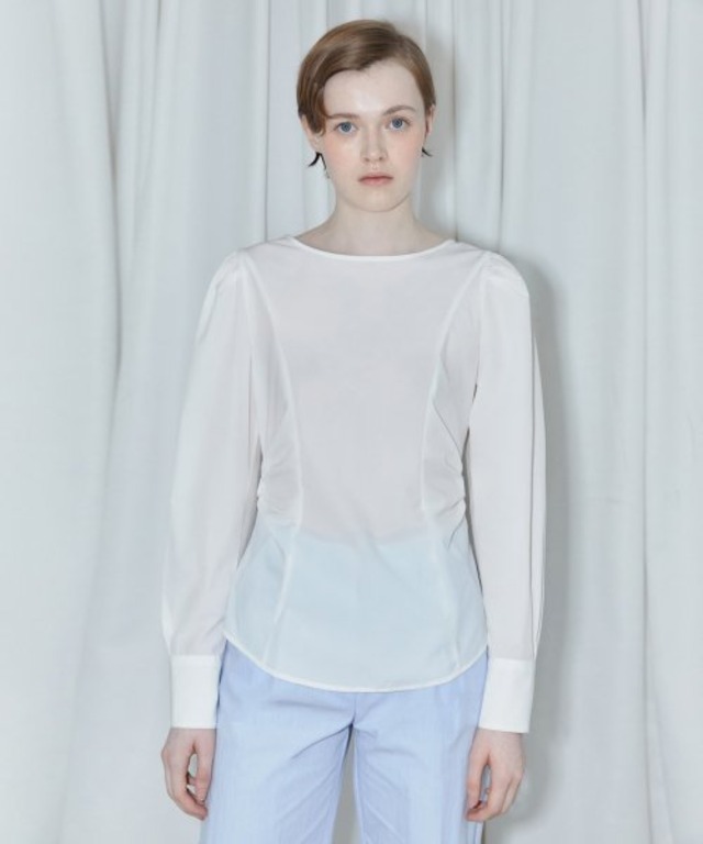 [SINOON] PUFF BLOUSE (WHITE)