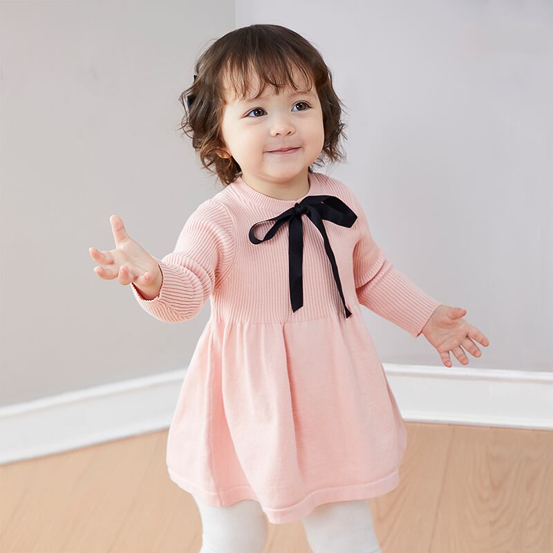 トレジャードレスかわいい秋のプリンセスドレス女性の赤ちゃんの赤ちゃんのスカート春と秋 Duduベイビー19708993917