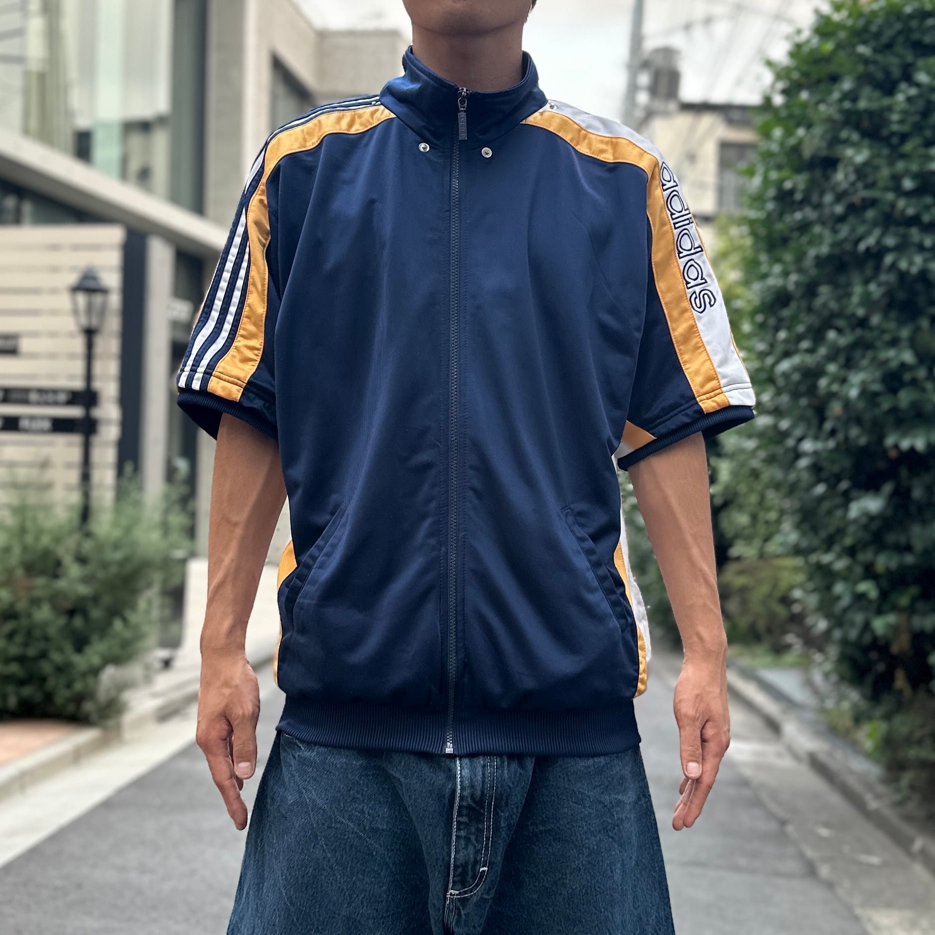 ADIDAS/アディダス 半袖ジャージ ジャケット 90年代 (USED