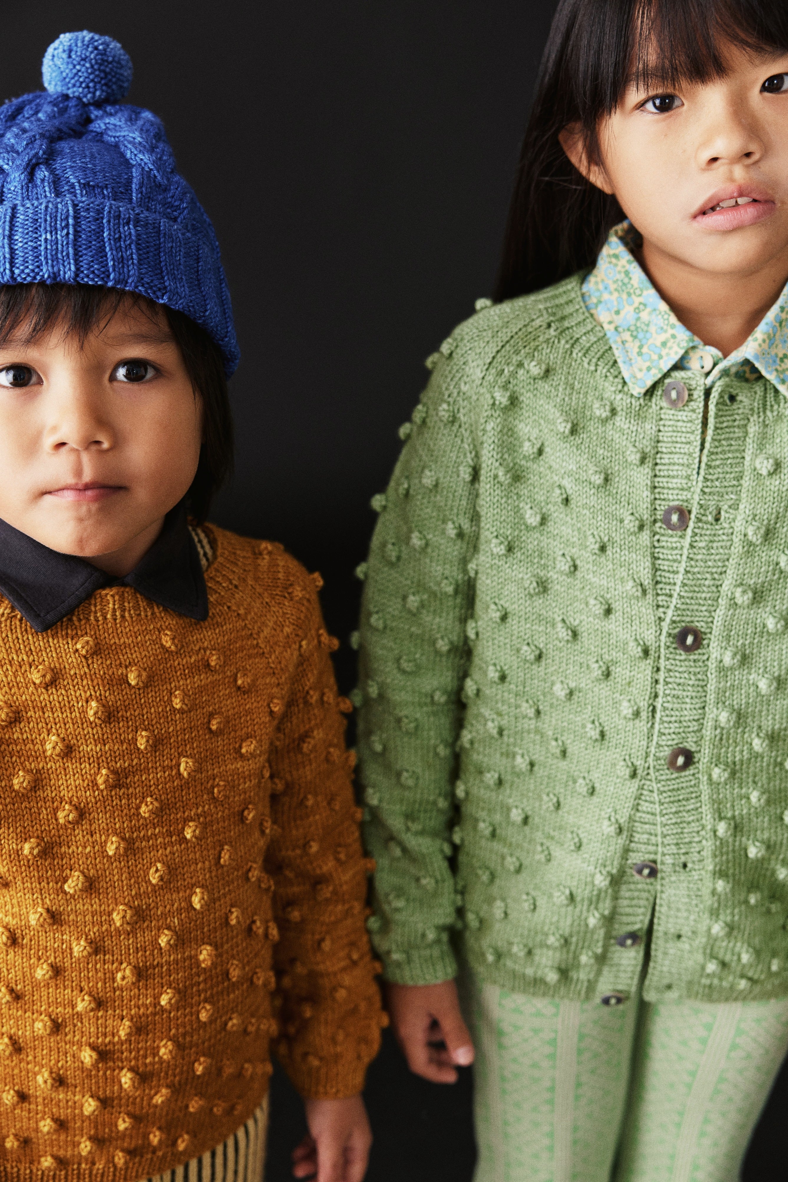 【Misha & Puff】2023AW Drop1 Popcorn Cardigan - Mojave【5Y】 | I AM