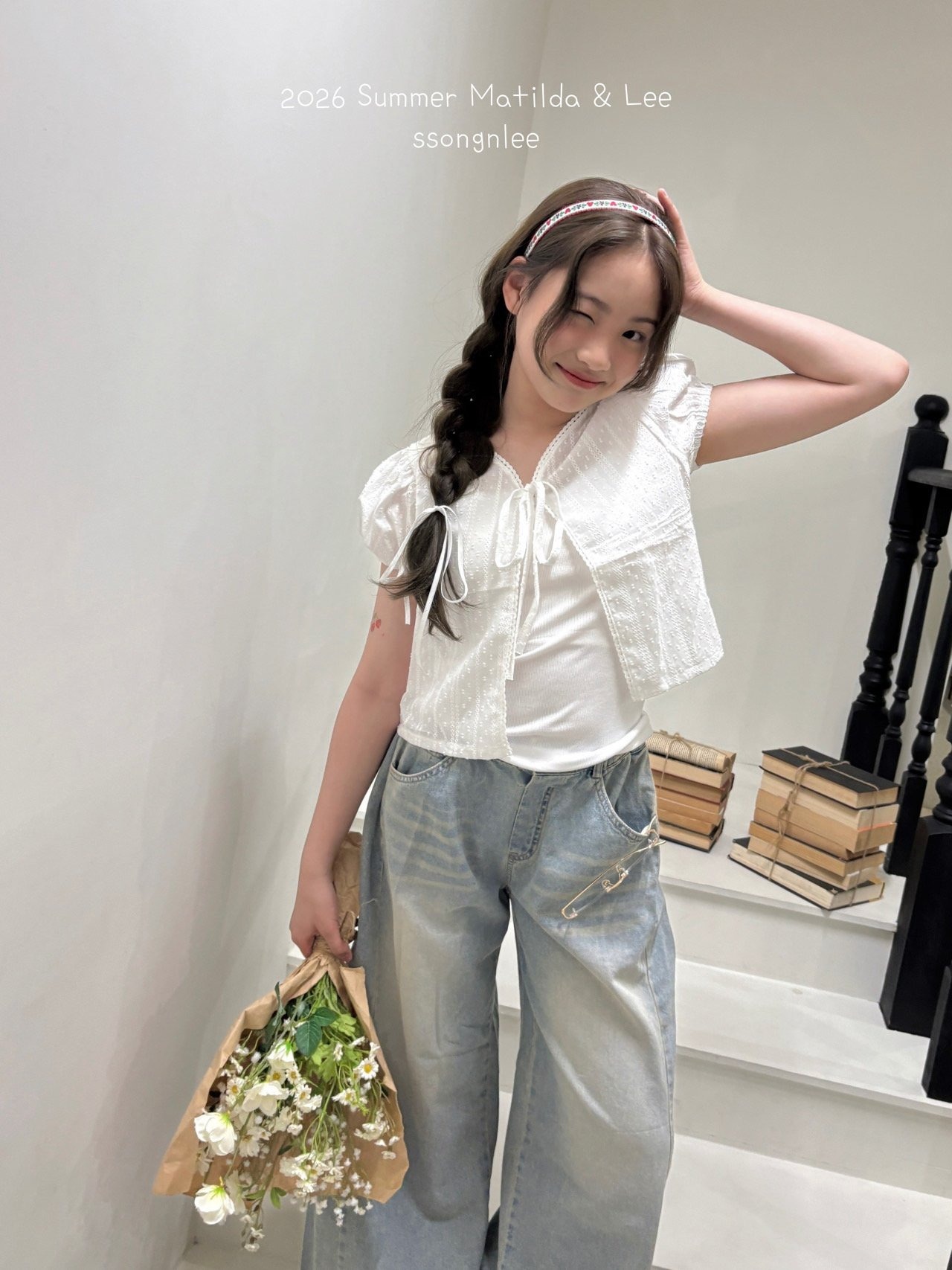 [Matilda&Lee] Puff Blouse Cardigan / [마틸다앤리] 퍼프블라우스가디건