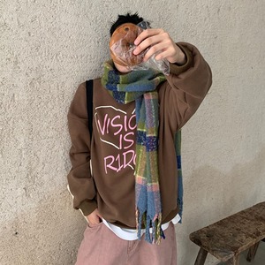 カラフルMIXカラーロングマフラー　1066