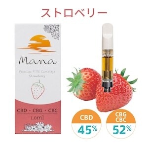 Mana CBDカートリッジ 97%  ブロードスペクトラム1ml