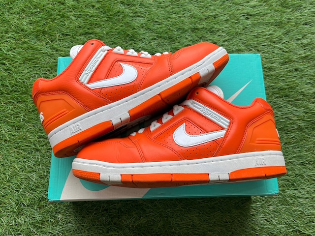 Supreme × NIKE SB AIR FORCE 2 LOW ORANGE BLAZE AA0871-818 27cm 68725