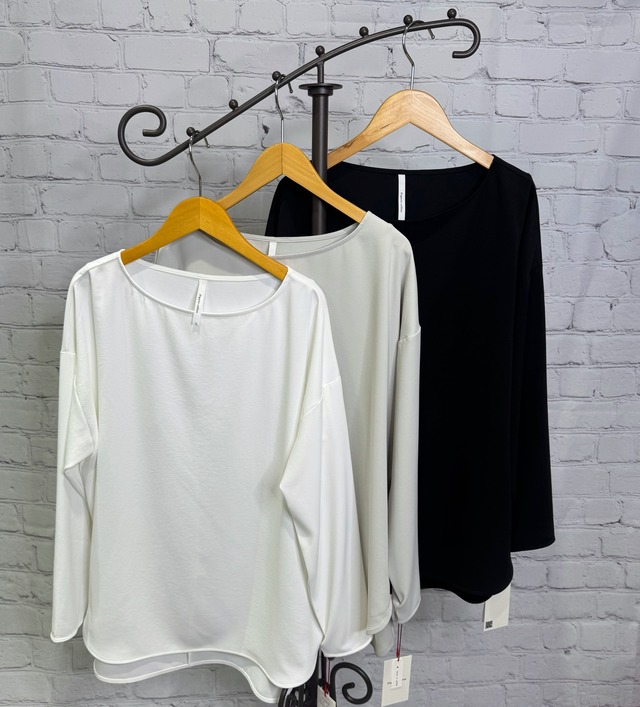 Dignite collier ディニテコリエ　ジョーゼットブラウス　80267101