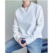 レイヤード風 クルーネックカットソー af0354