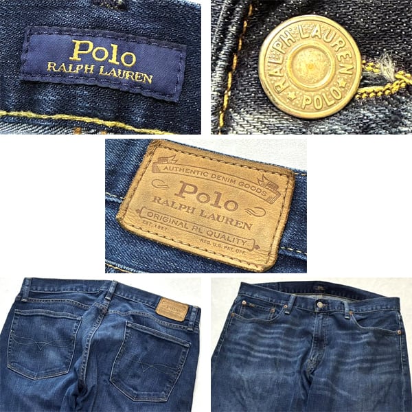 1点物◇ラルフローレンPOLOジーンズRLデニムパンツ古着メンズ36