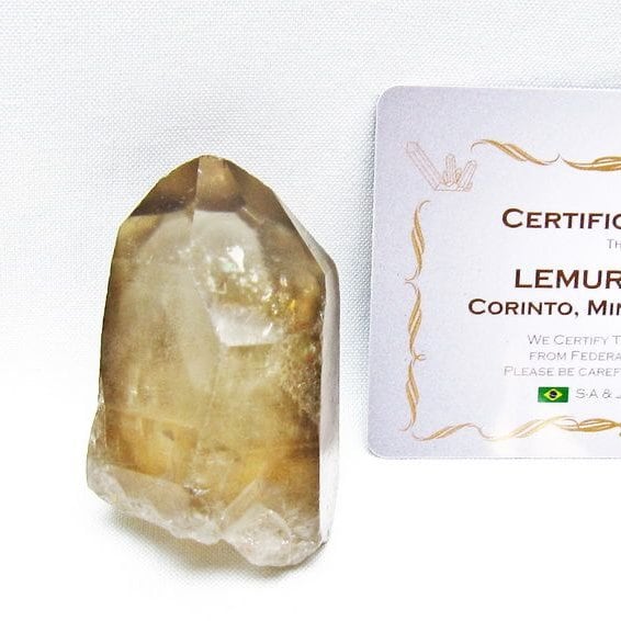 レムリアンシード スモーキークォーツ 原石 ブラジル ミナスジェライス州 コリント産 一点物 おまかせ便 171-7425