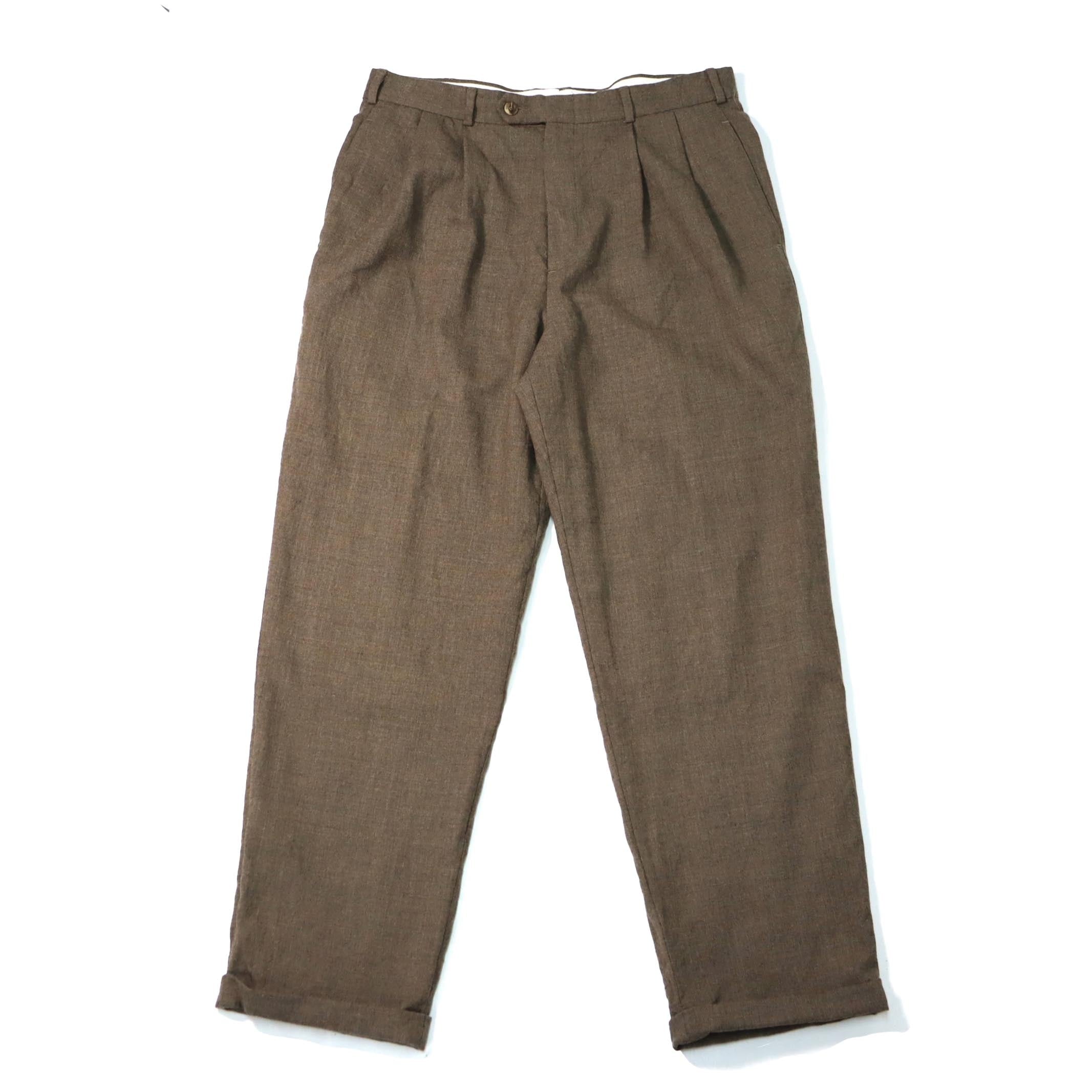 実寸3429 00s Dockers Slates Tuck Wool Slacks  mongos