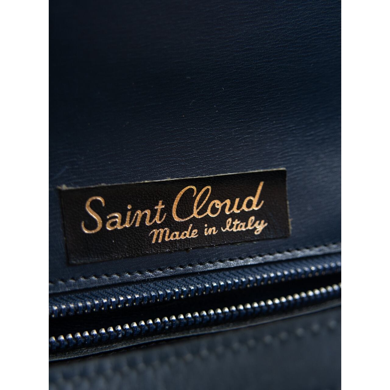 【Saint Cloud】Made in Italy 50-60's Leather Shoulder Bag（イタリア製 レザーショルダーバッグ）