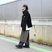 Leh(レー)Layered Wide Track Pants style