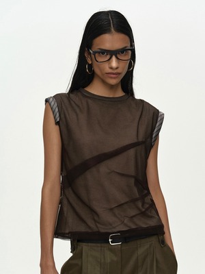 【26SS】ADSB Andersson Bell アンダーソンベル / LAYERED MESH TOPS