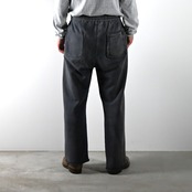 BOWWOW / WEATHERED SWEAT PANTS - BLACK