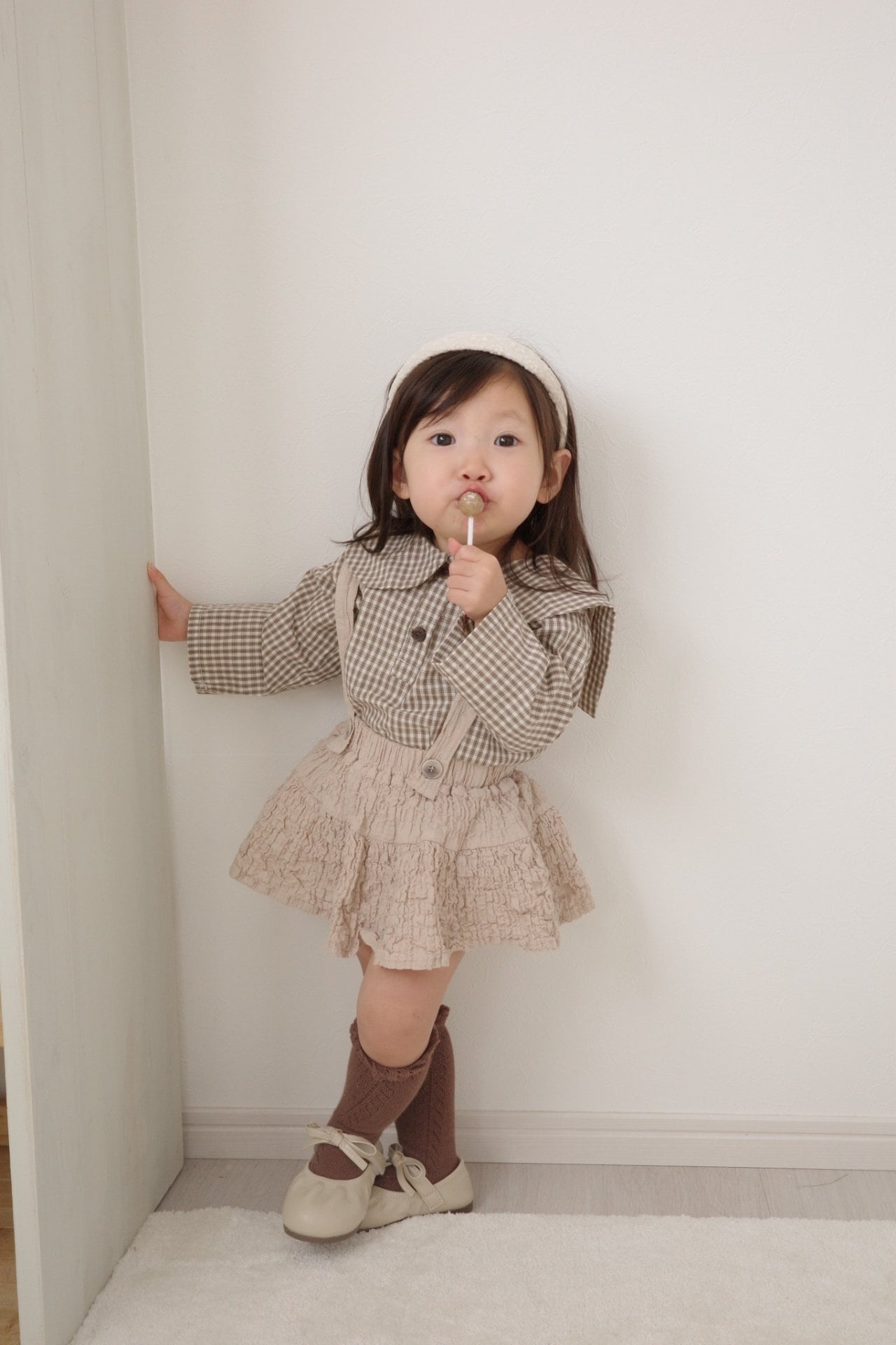 【即納/80size】ダブルカンカンスカート /mimimarket