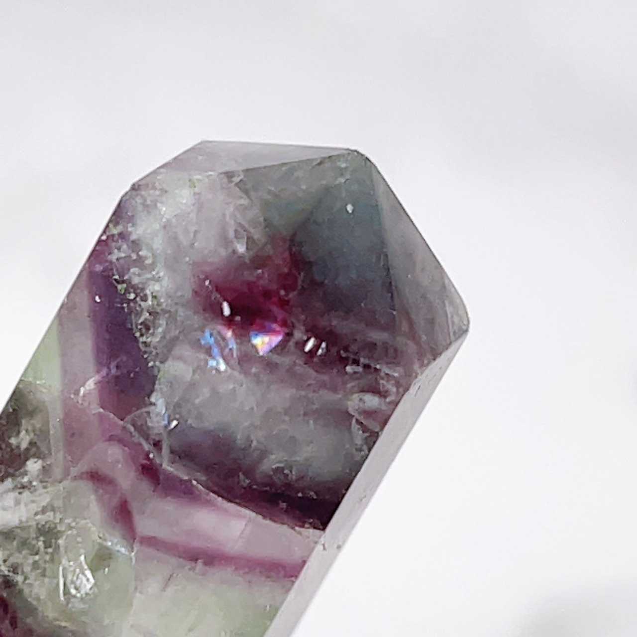 エンジェルフェザーフローライトミニタワー(グリーン&パープル)