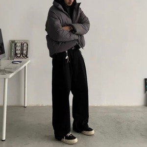 Straight wide pants 0132