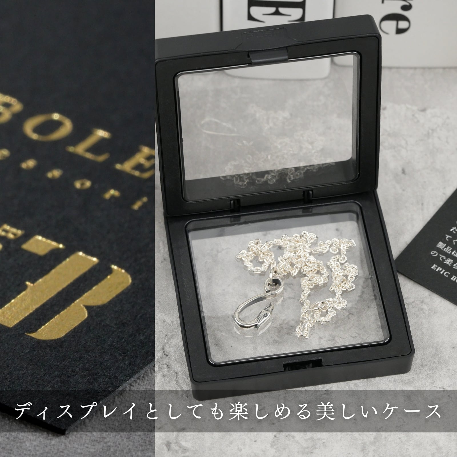 シルバー925 イーグルヘッド フック ネックレス メンズ レディース