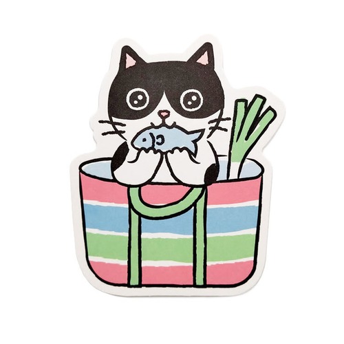 ダイカット 活版印刷 猫ポストカード（茄芷猫）