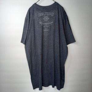 希少品　アメリカ製　ハーレーダビットソン　クルーネック　スカルプリント　Tシャツ