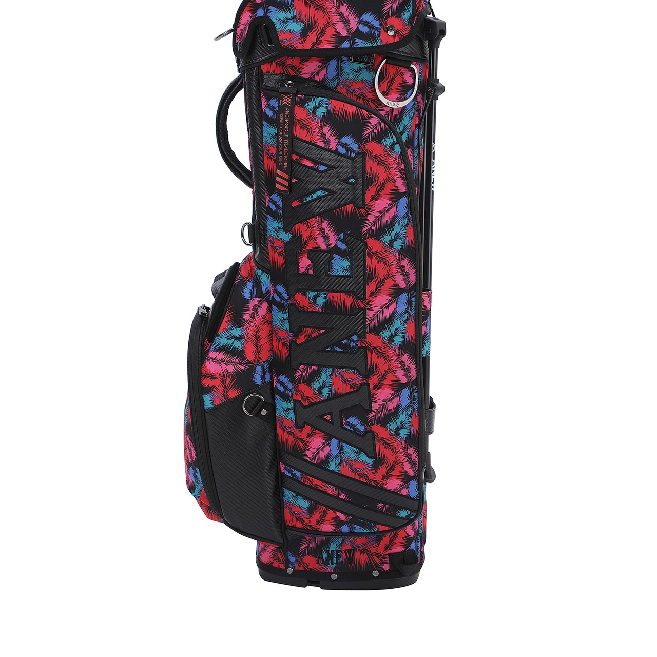VIVID Hawaiian Pattern Stand Bag [サイズ: F (AGCUUSB04REF)] [カラー: RED]