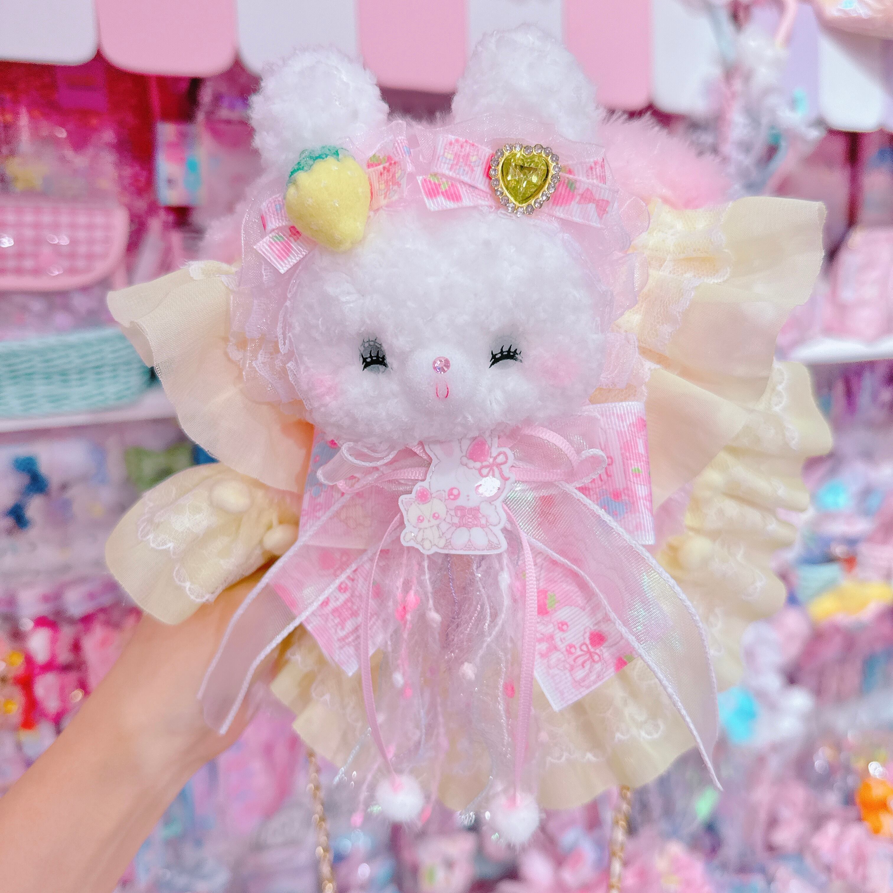 【M4】57-2ウィンクするよ♪うさぎポシェット