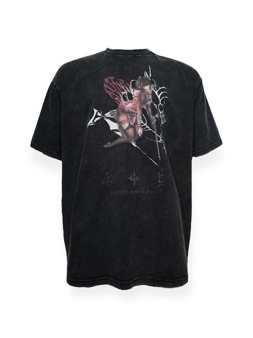 【LOVE KILLER】killer girl graphic cross logo t-shirt
