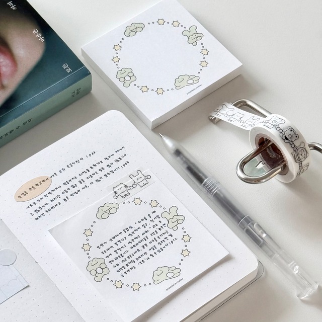 ★予約 papeterie.atelier 〔memo -rire memo pad 01 -〕