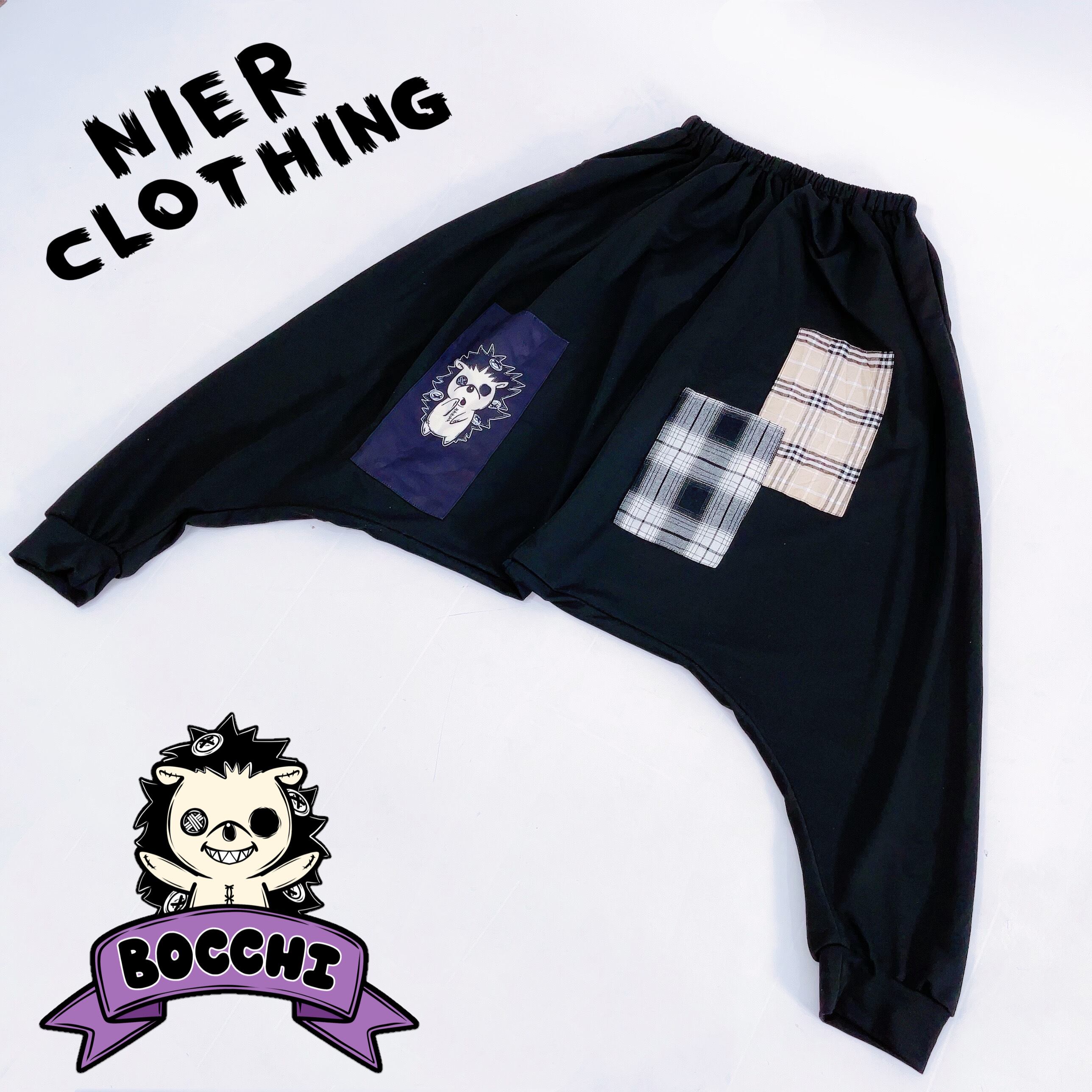 PATCHWORK SARROUEL PANTS【BOCCHI】 | NieR PATCHWORK SARROUEL PANTS【BOCCHI】 | NieR