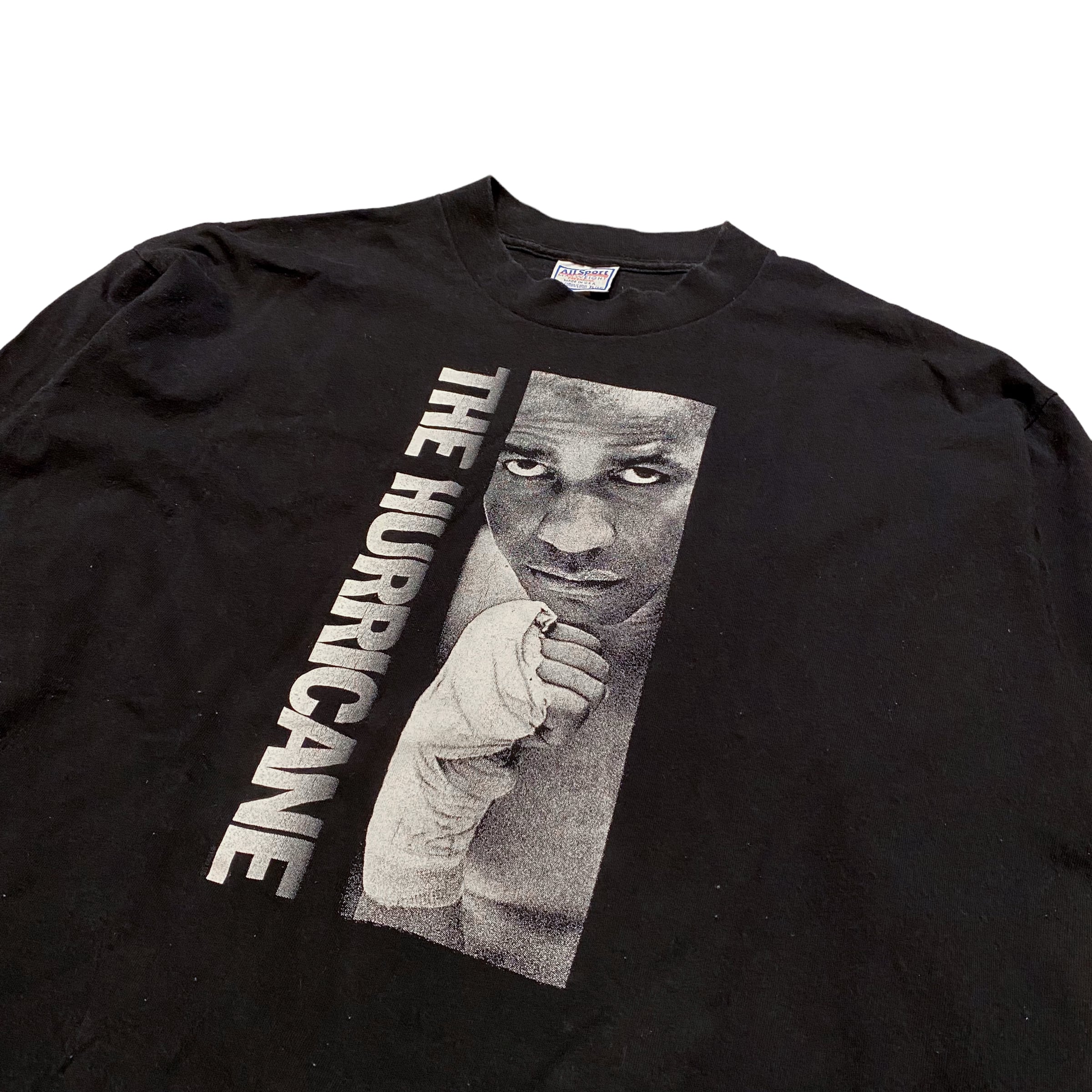 90's USA製 ”THE HURRICANE” Movie L/S T-Shirt XL / 映画 ザ・ハリケーン ムービーT ロンT Tシャツ  長袖 古着 ヴィンテージ