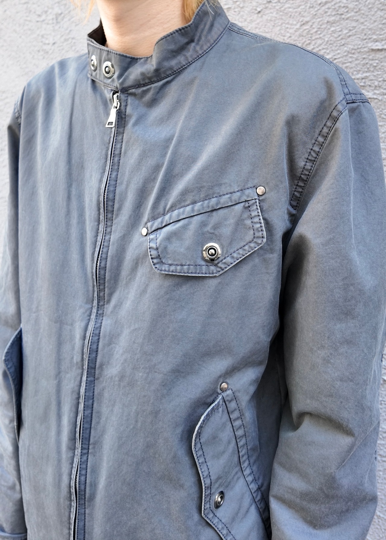 【paul smith】high neck zip up blouson