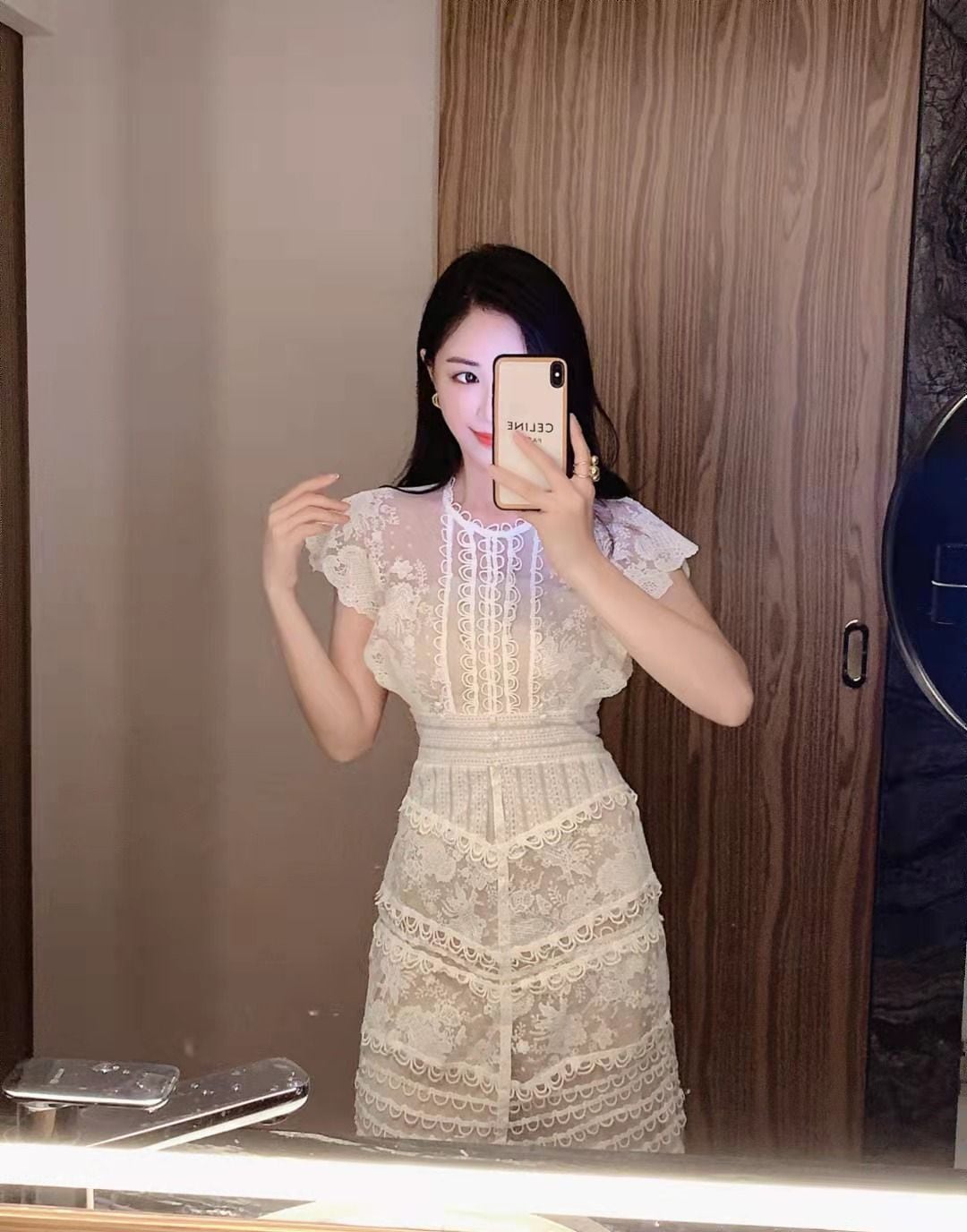 キャバドレス　韓国　水色　ドレス