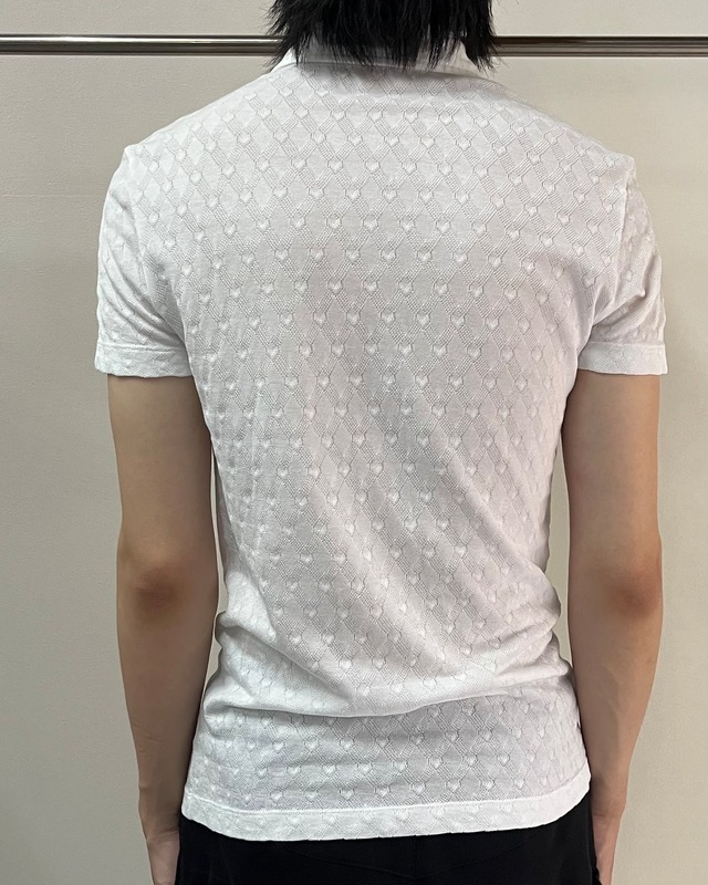 【victor&rolf】argyle design polo shirt