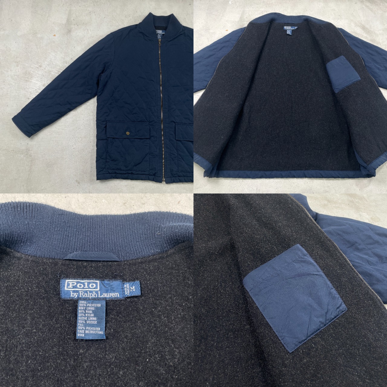 90年代 Polo by Ralph Lauren ポロバイラルフローレン キルティング 