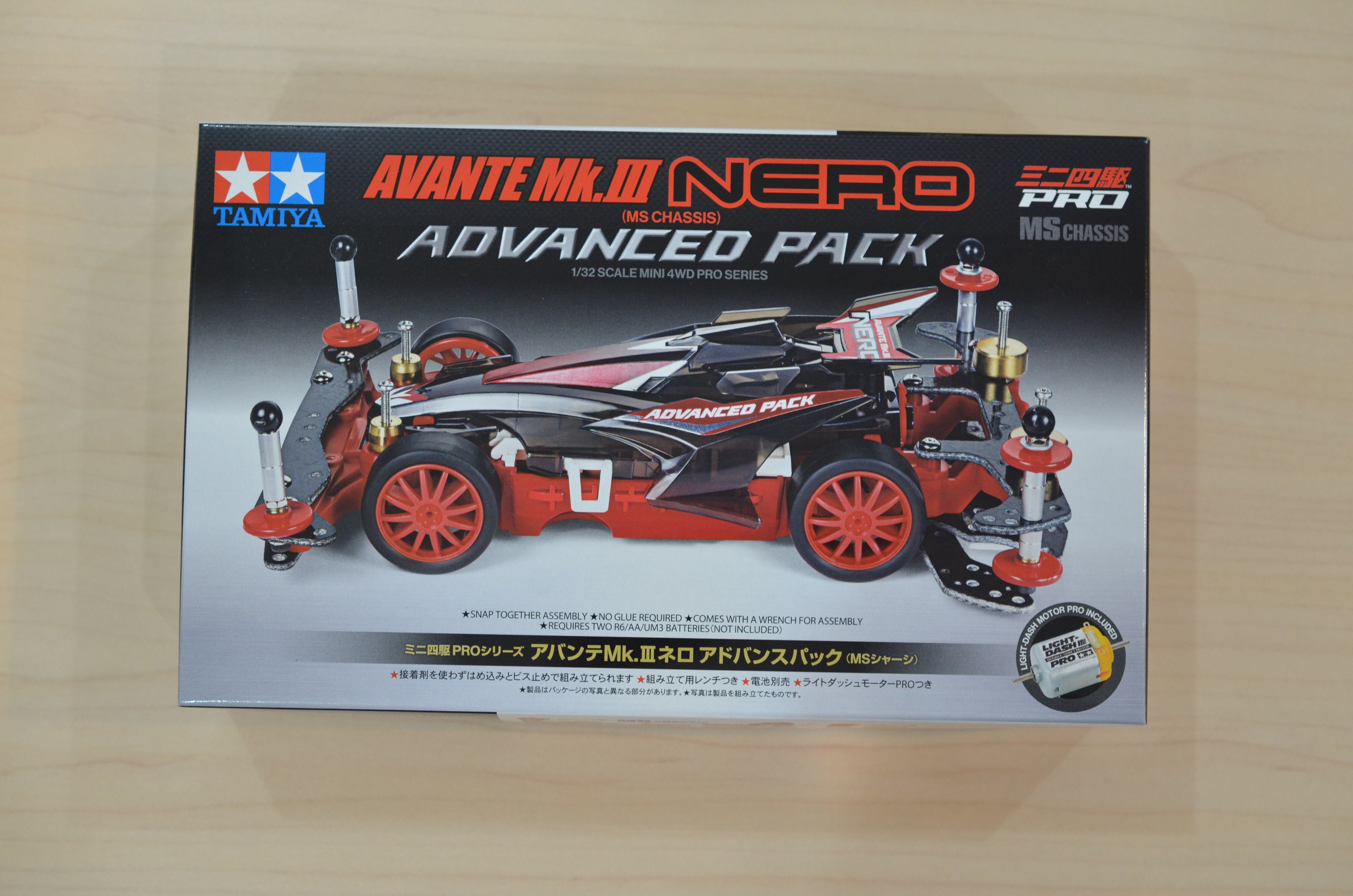 No:18662 1/32 ミニ四駆PROシリーズ No.62 アバンテMk.III ネロ