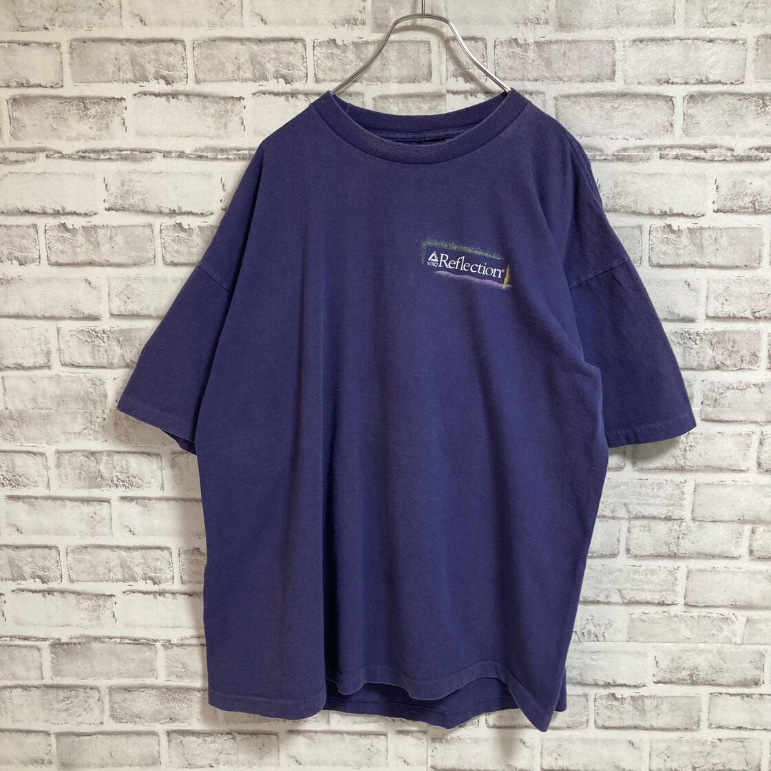 S/S Tee XL相当 90s vintage “WRQ Reflection” Tee 企業モノ Tシャツ 