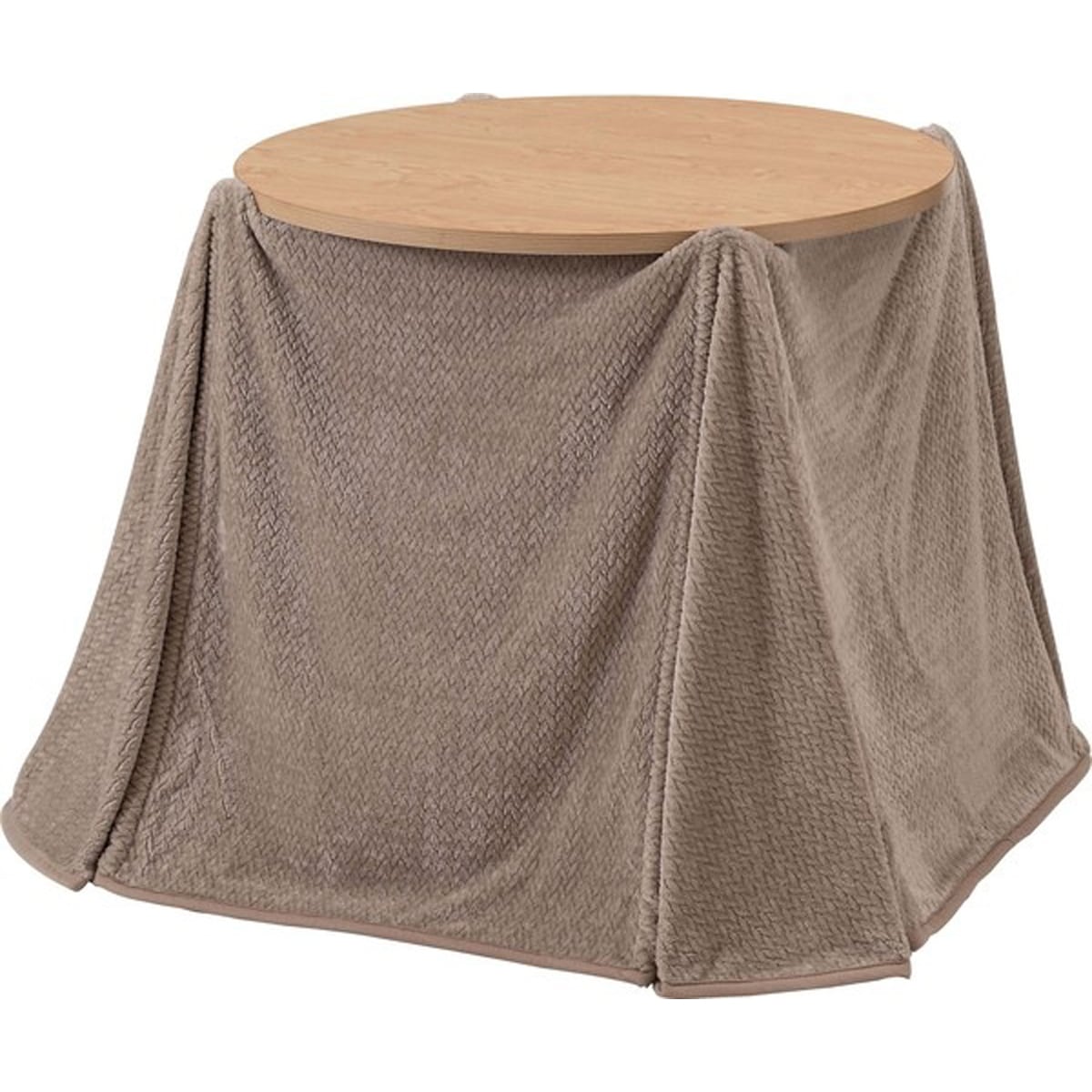 こたつ布団 コタツ布団 こたつ掛け布団 コタツ掛け布団 省スペース 薄掛け 薄手 ロータイプ ハイタイプ 折り込み 軽量 軽い ケーブルニット ニット ボア もこもこ あったかい あたたかい 冬 ベージュ ナチュラル グレージュ