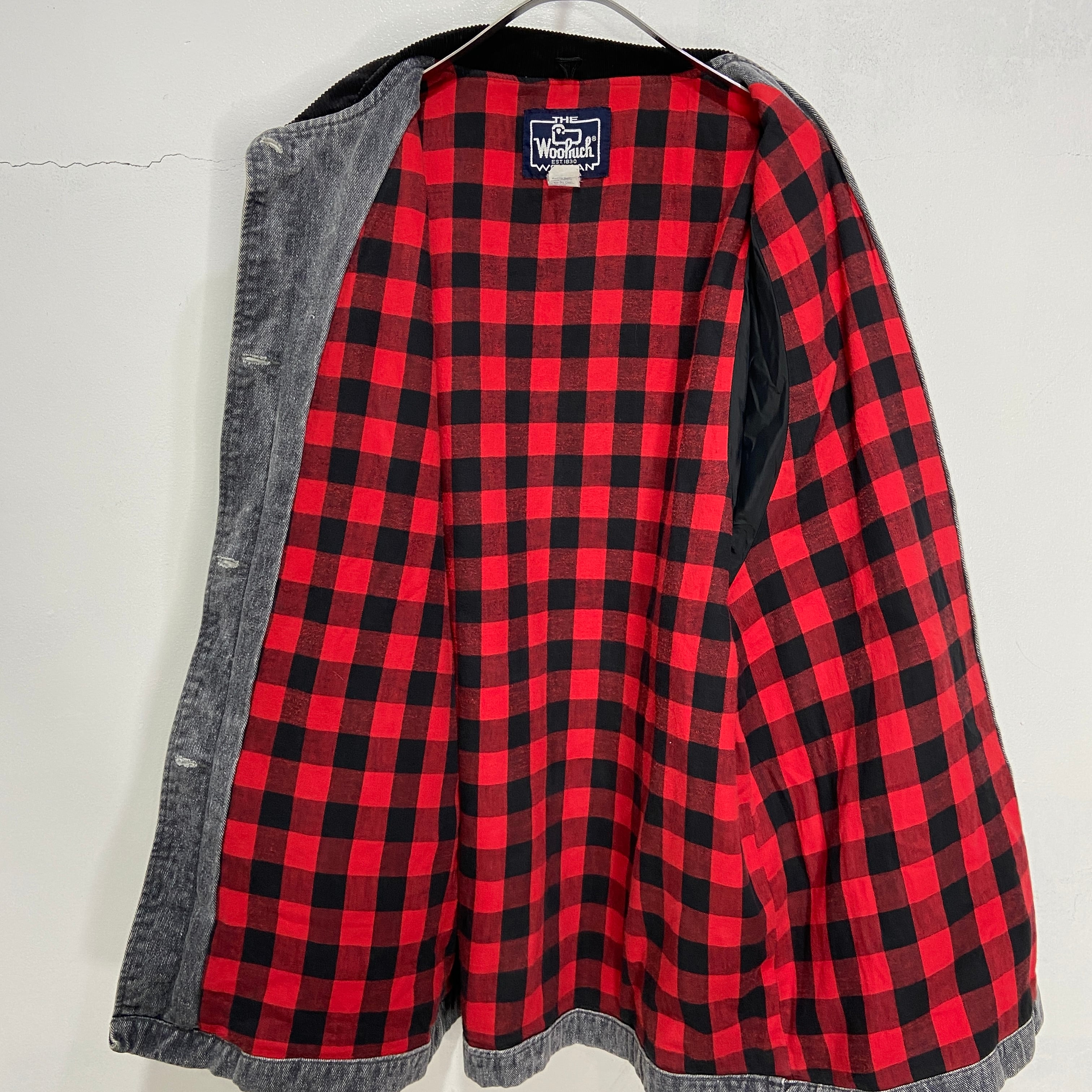 80s 90s USA製 Woolrich デニムカバーオール グレー L | 古着屋 Uan