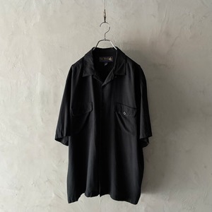 -Nat Nast- 90's open collar silk shirt