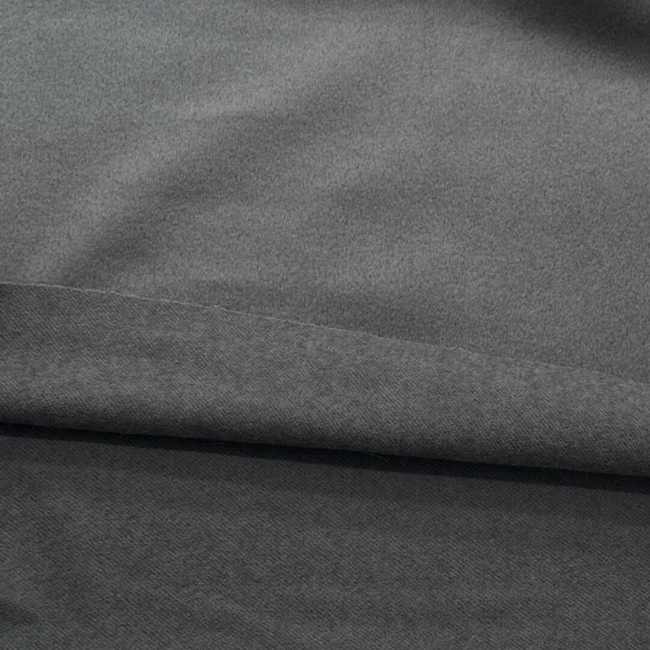 ★TC655◆1.5m◆インポート◆ウールアンゴラ混弱毛羽立ち高級アウター生地◆グレー系