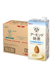 アーモンド効果 砂糖不使用 1000ml×6本 江崎グリコ 常温保存可能 ビタミンE 食物繊維 アーモンドミルク