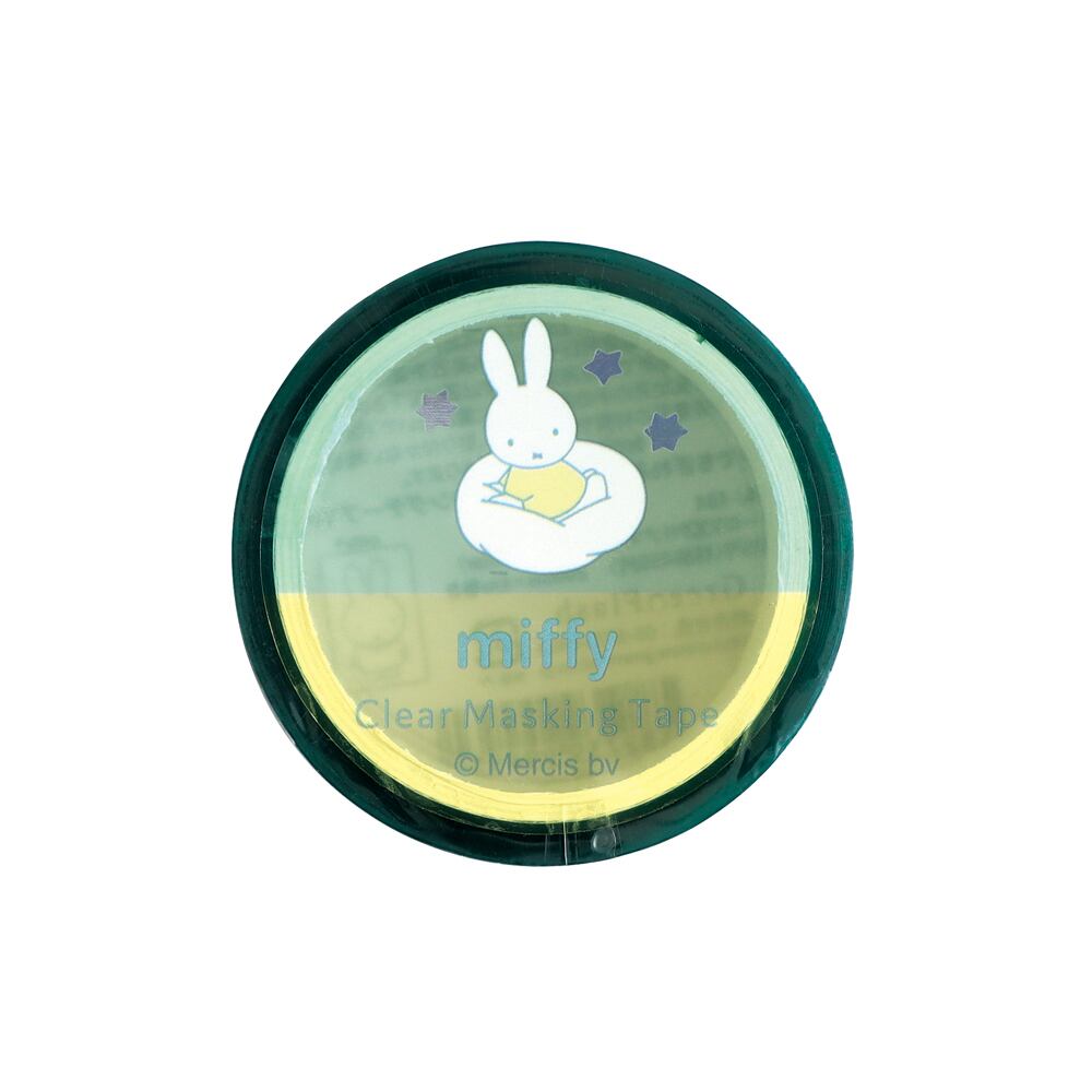 miffy×グリーンフラッシュ star オーロラ箔クリアマスキングテープ CA14