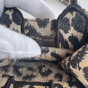 Dior ディオールレオパード キャンバス ショルダーバッグ ベージュ A-9419